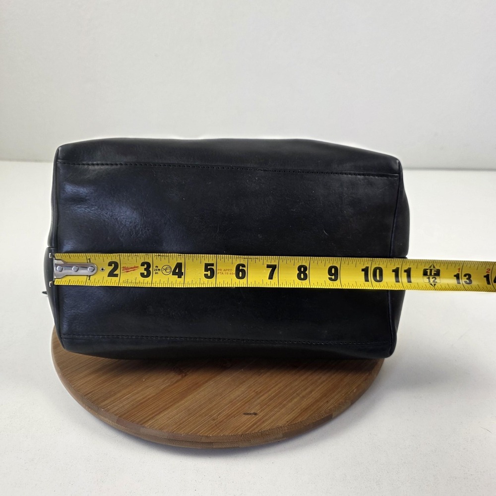 Dooney & Bourke Florentine Satchel Bag Womens Medium Black Leather Zip Top Purse - Picture 10 of 16